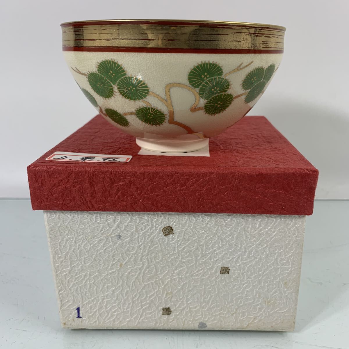 茶碗 銘 色絵 作家物 木箱 共箱 茶道具 茶器 抹茶碗 茶の湯 【公式通販】